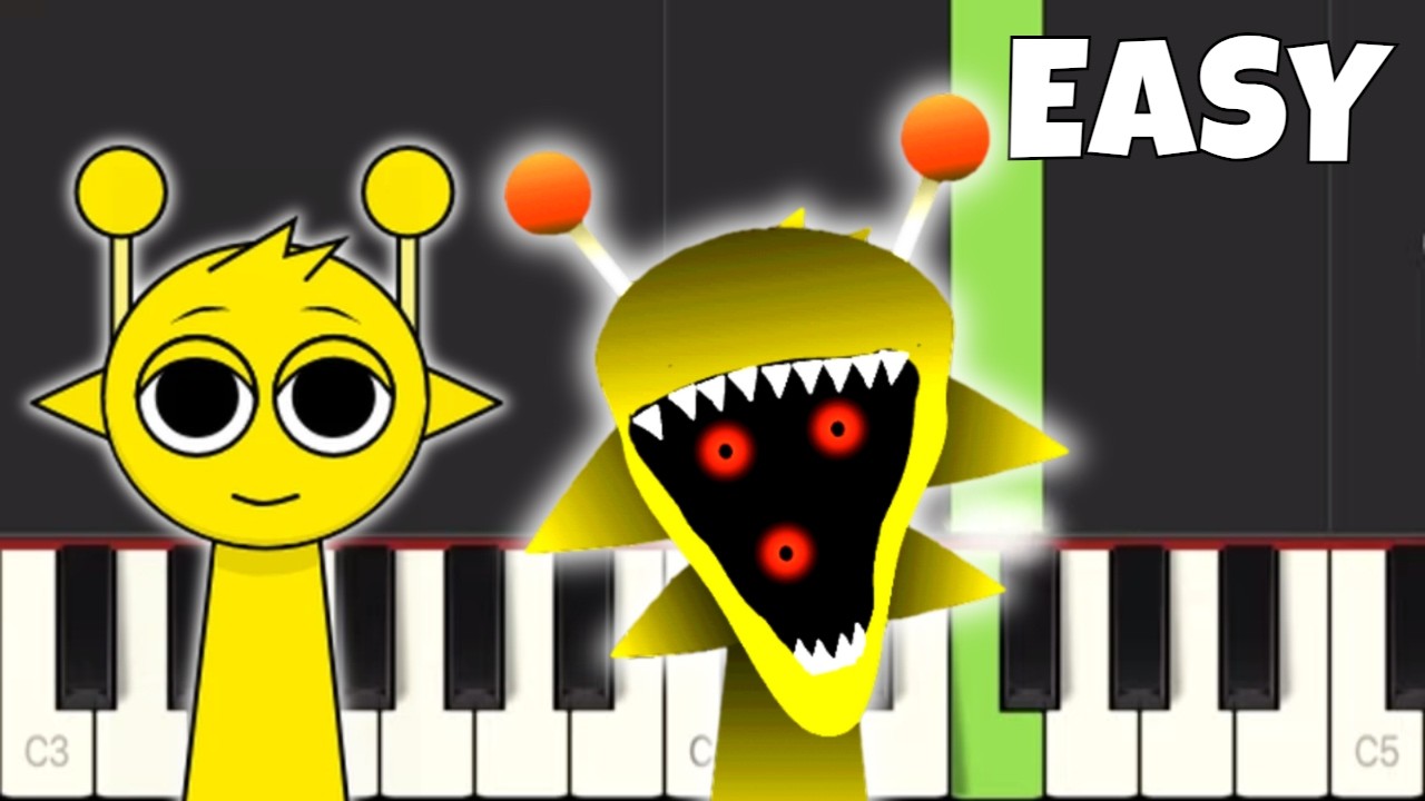 Sprunki Phase 1,2,3,4 & 5 on Piano
