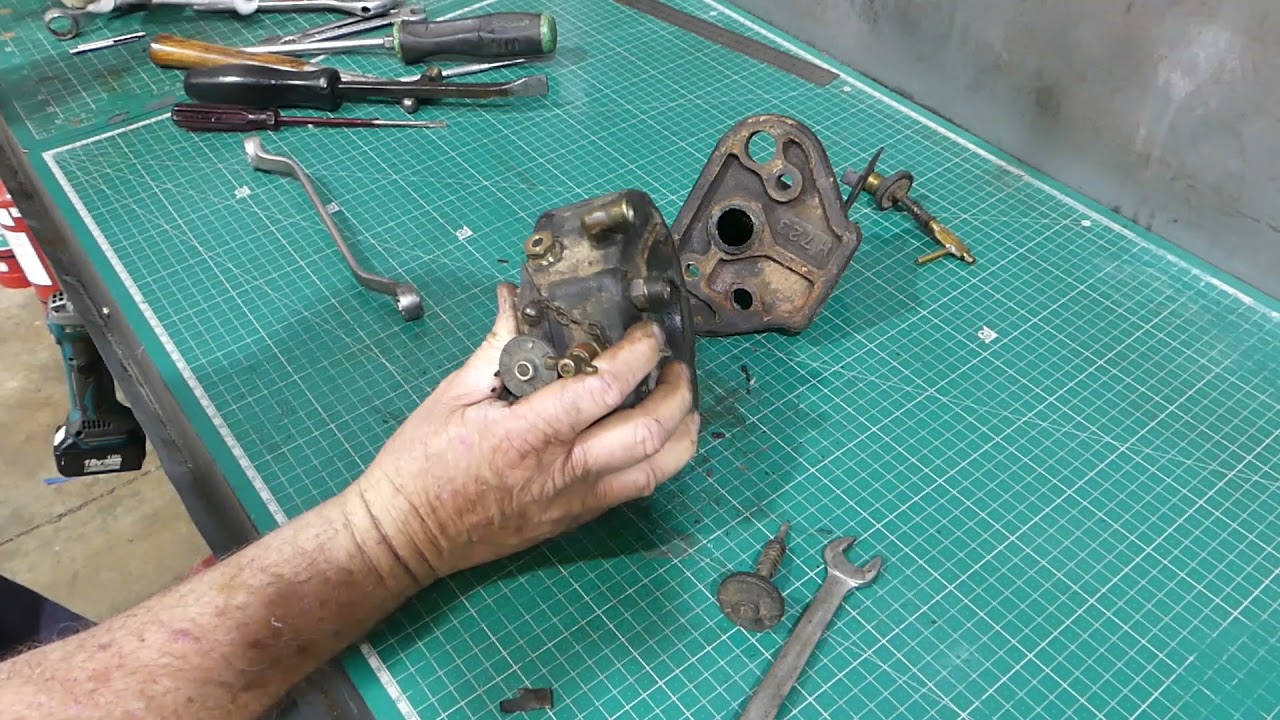 IHC 3hp Stationary Engine Part # 2 Dismantling the Mixer (Carb)