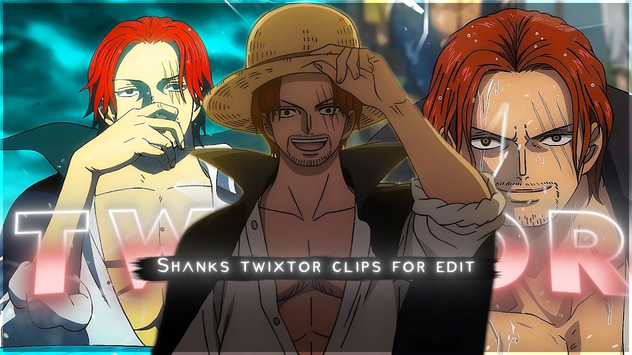 Shanks Twixtor 4K | One Piece Clips | Twixtor Pack