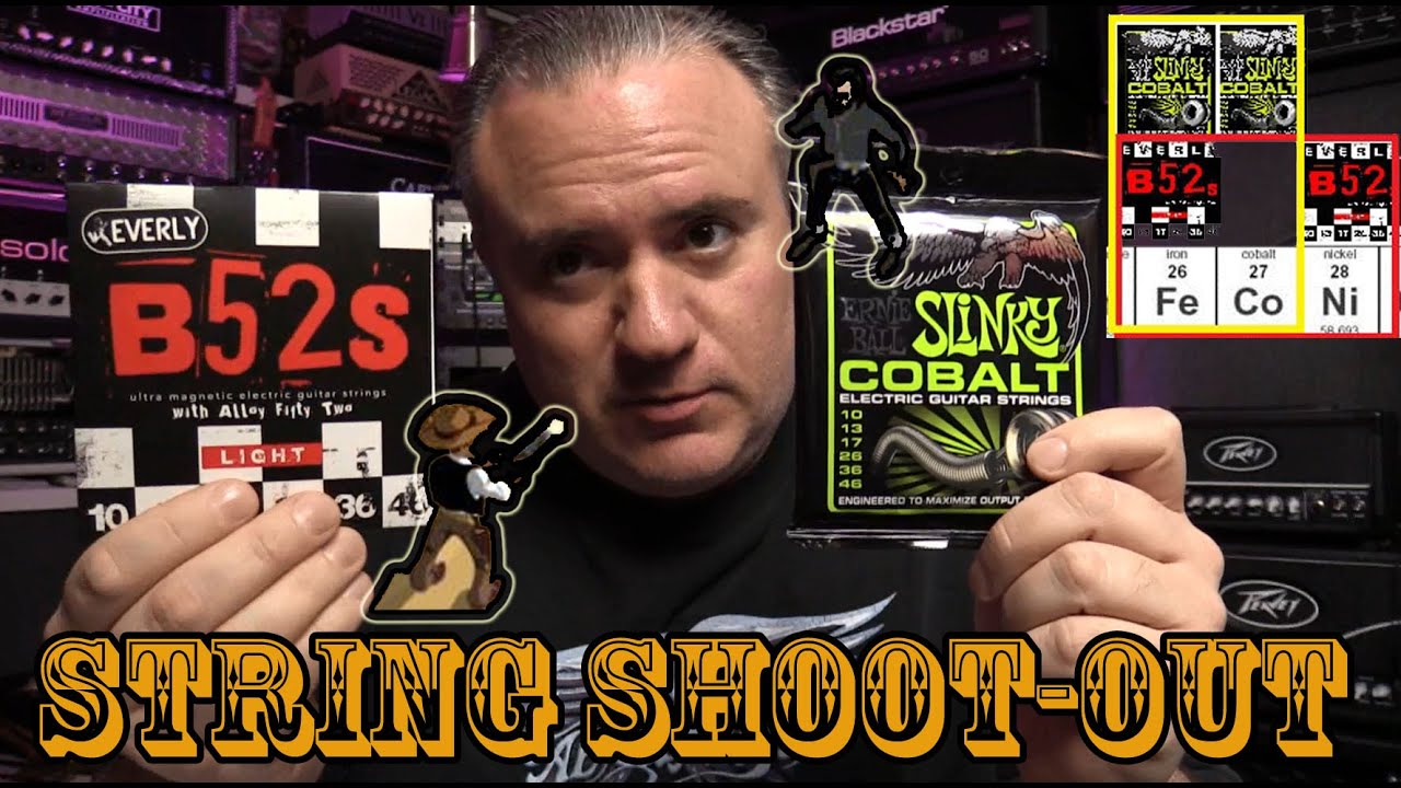 Slinky Cobalt Strings vs. B52s : The Elements! (Iron, Cobalt, Nickel)