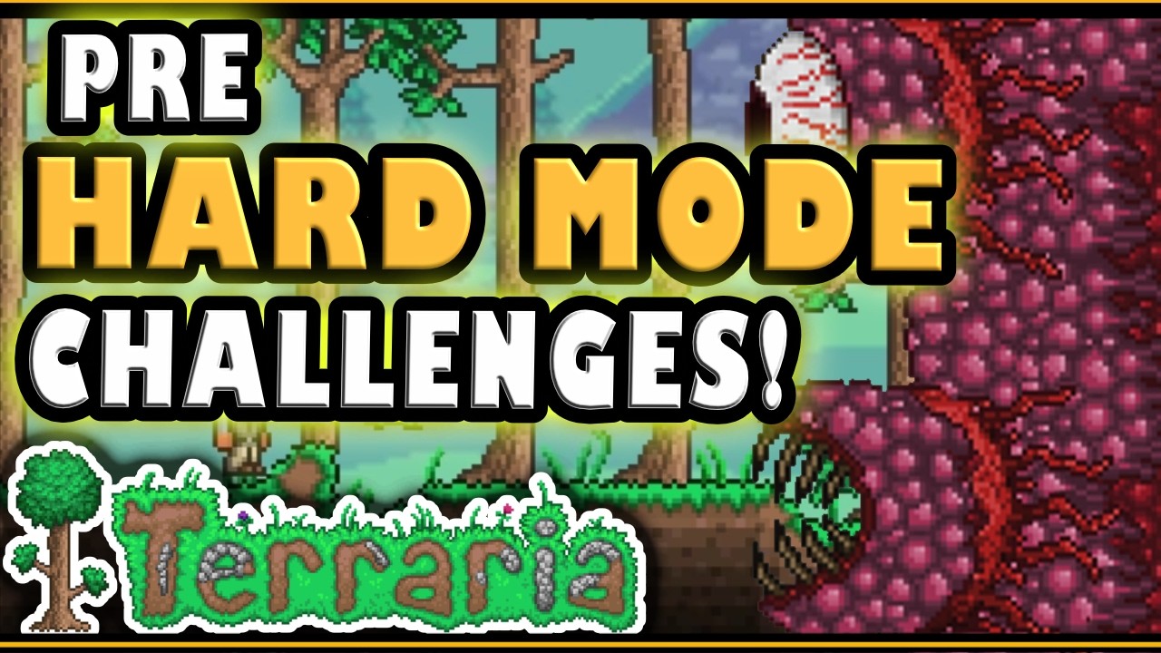 PRE HARD Mode Challenges? - Terraria New update First look!
