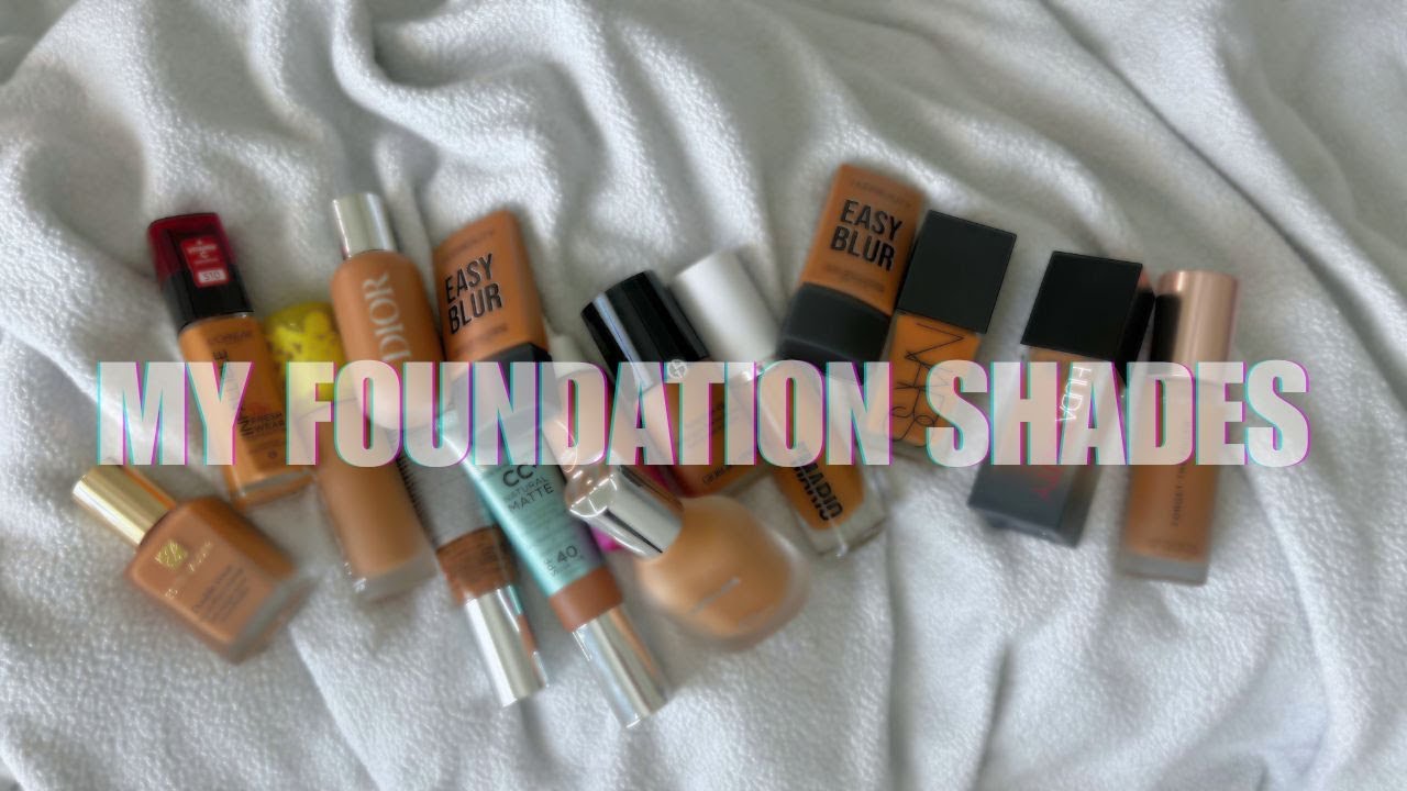 Base Makeup : All of my current foundation shades