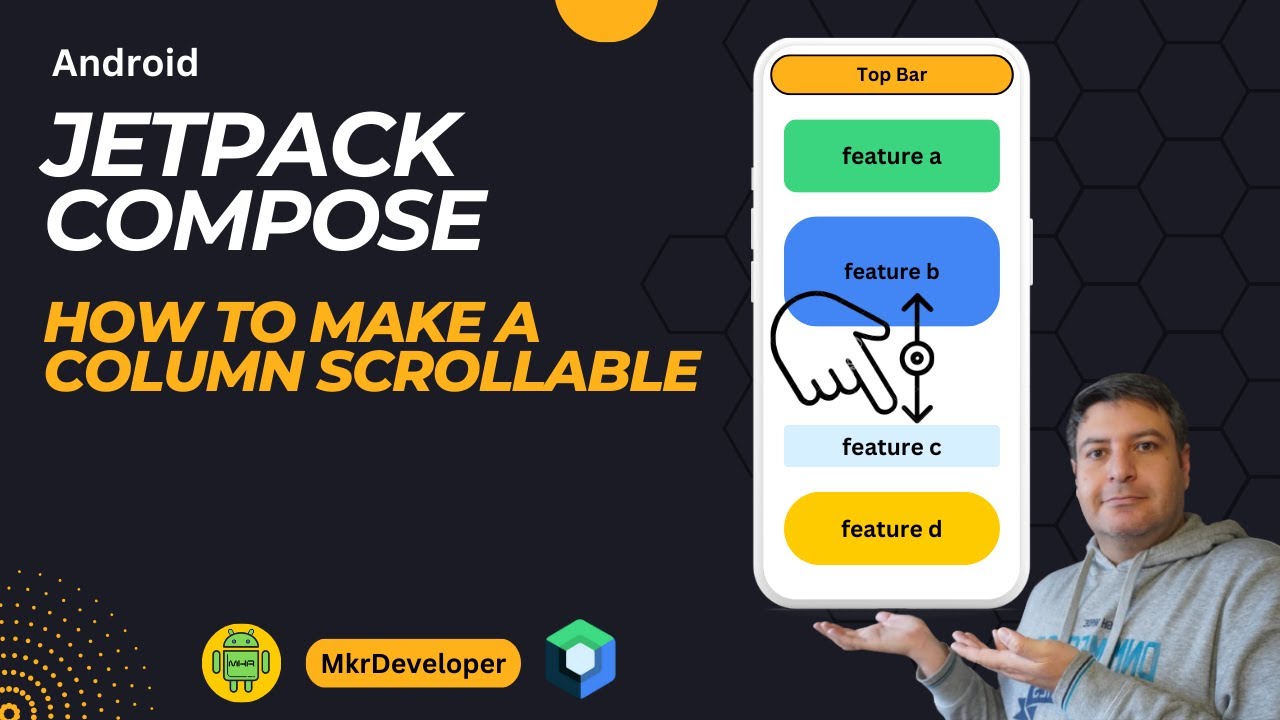 How to make a Column Scrollable? - Android Jetpack compose