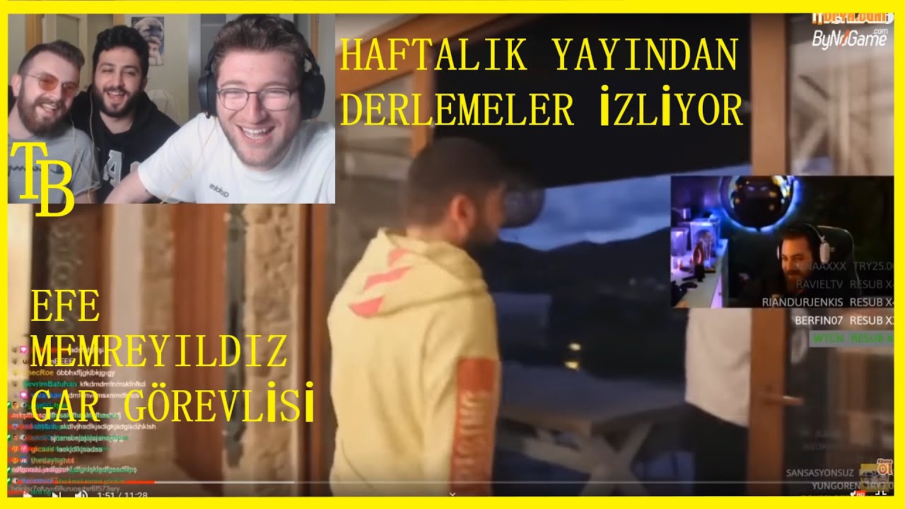 EFEUYGAÇ, MEMREYILDIZ, GAR GÖREVLİSİ HAFTALIK YAYINDAN DERLEMELER İZLİYOR