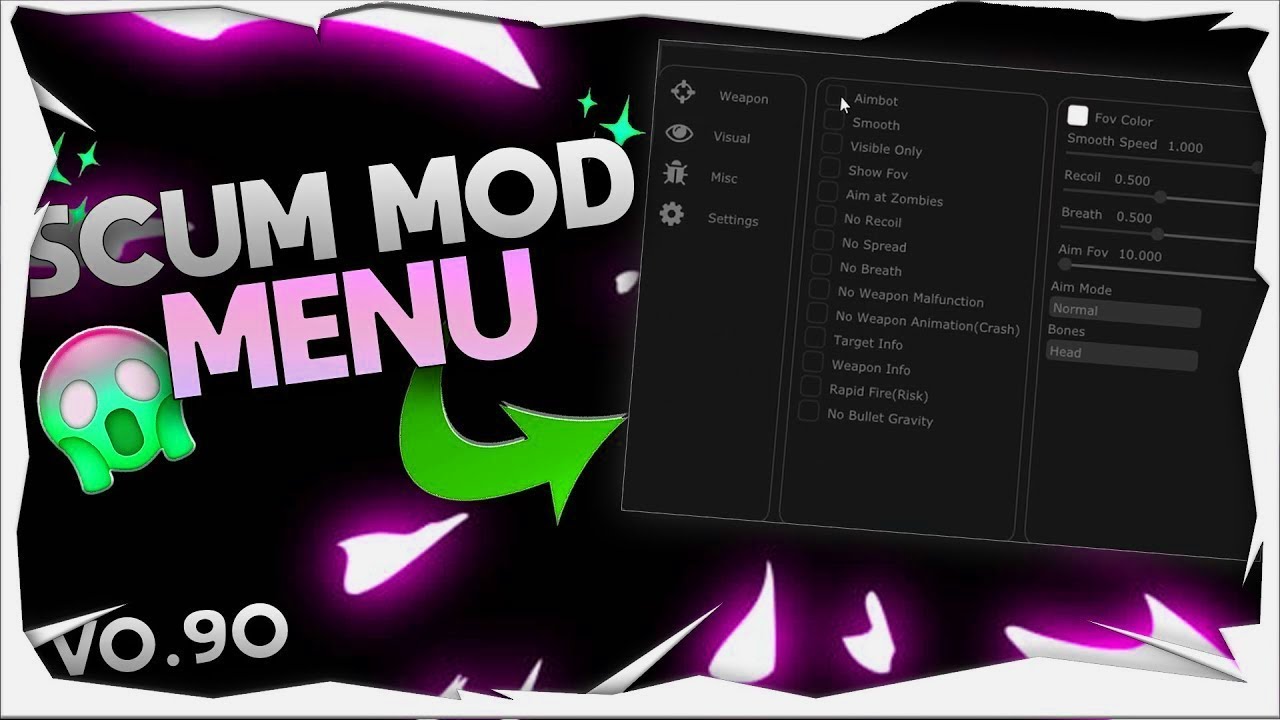 *NEW* SCUM - Best Mod Menu | FREE Download | ESP, AimBot, FLY & MORE