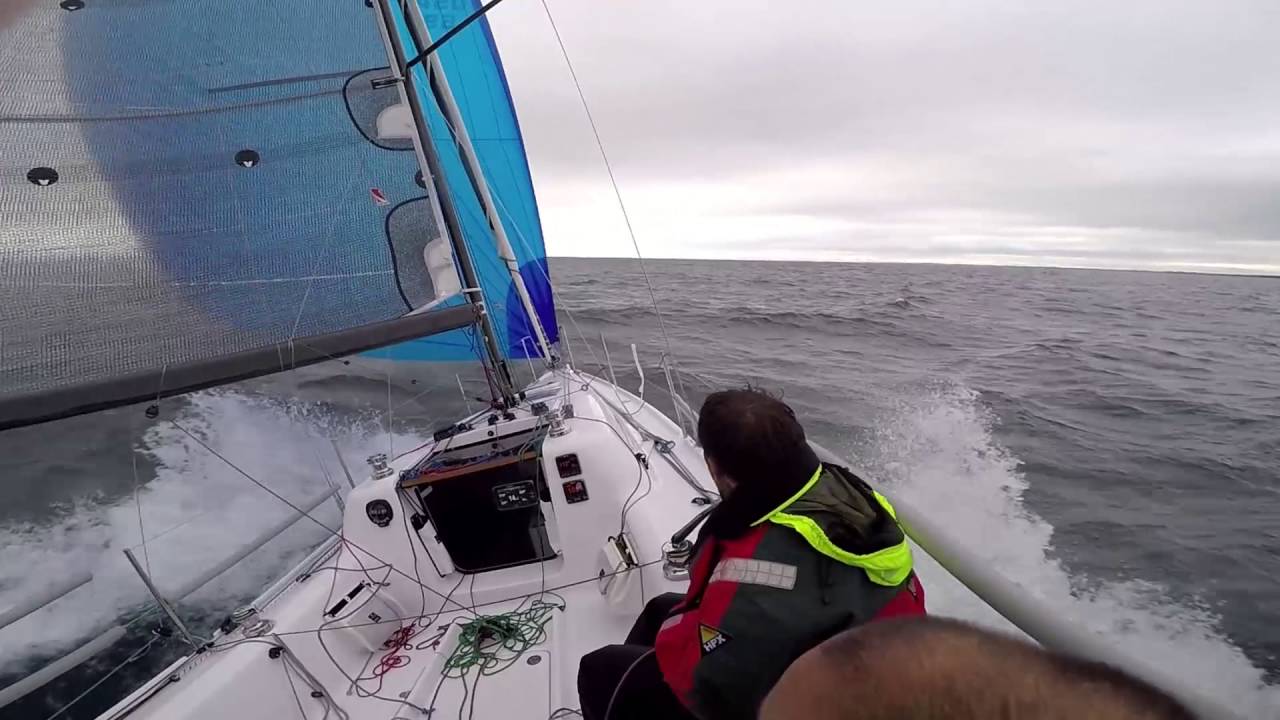 Seascape 27 sailing fast in the ChiMac 2016