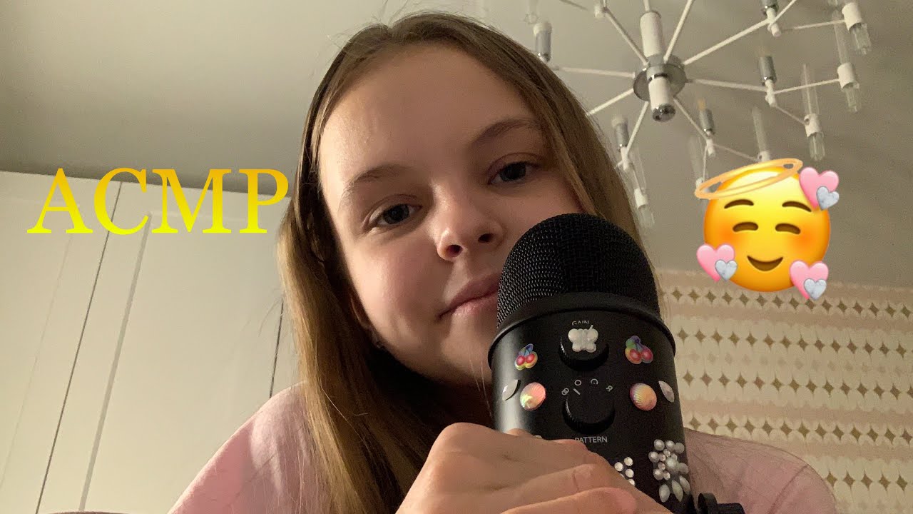 АСМР💕/ ОБКЛЕИВАЕМ МИКРОФОН НАКЛЕЙКАМИ😍/ заболела 🤧