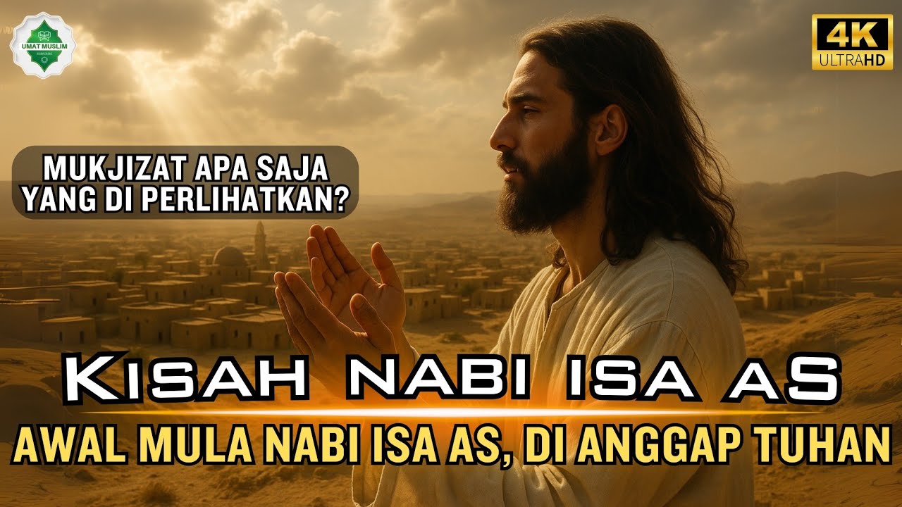 Kisah Nabi Isa AS‼️ Lengkap dari Sebelum Kelahiran Sampai di Angkat Ke Langit.