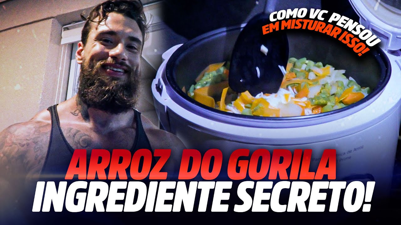 O FAMOSO ARROZ DO GORILA - ''COZINHANDO NA CASA DO CHRIS''