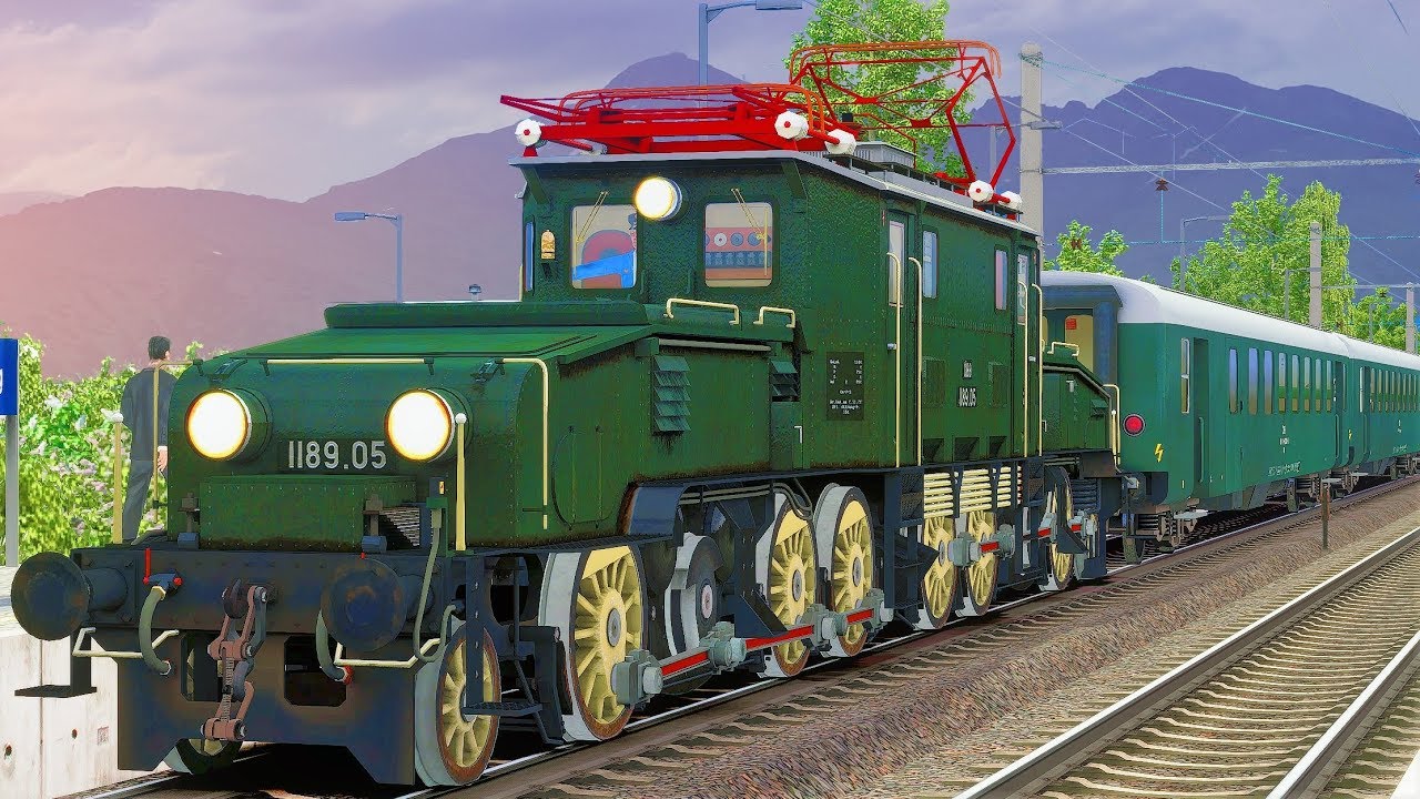 ÖBB Krokodil 1189 | TRAIN SIMULATOR 2019 | Museumszug nach Feldkirch | DREILÄNDERECK - JustTrains