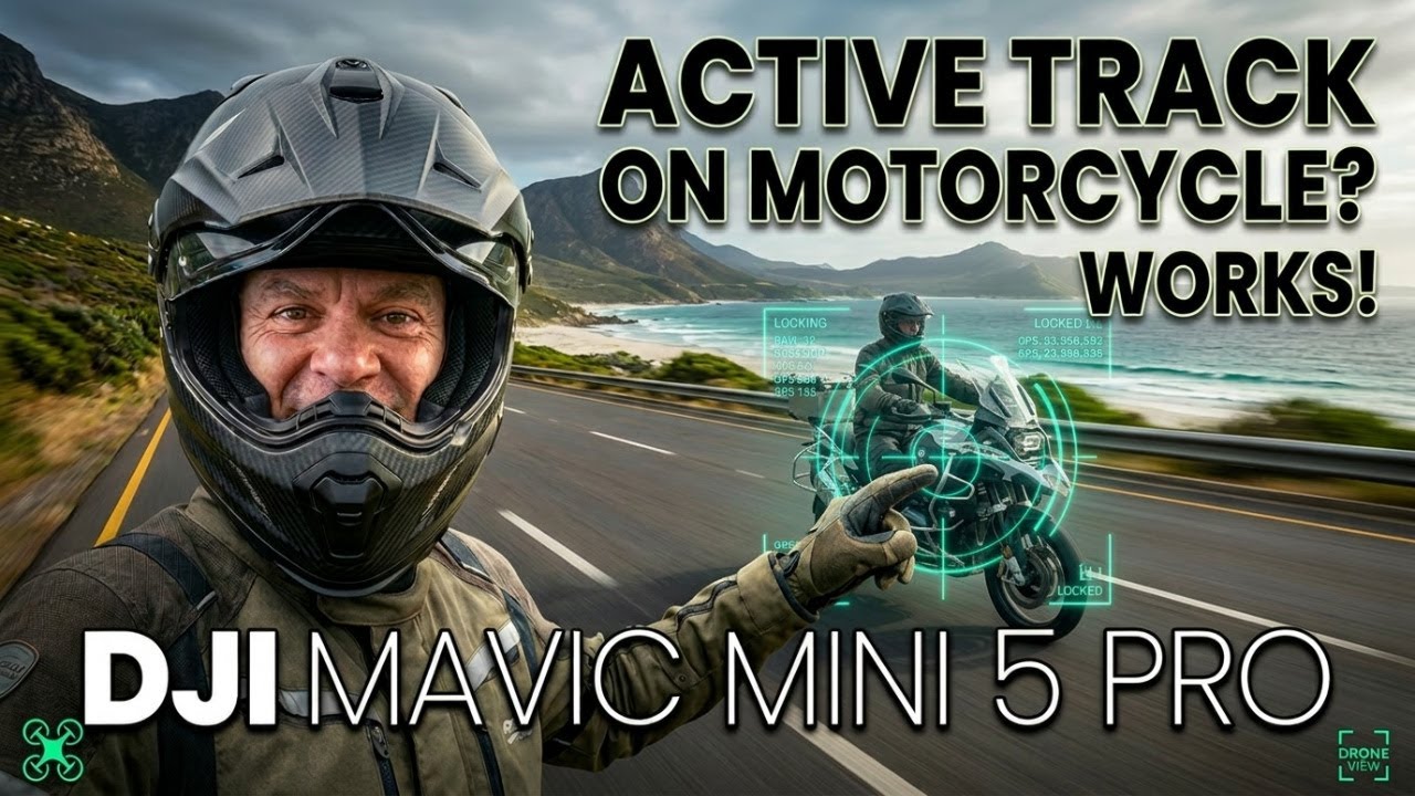 Тест DJI Mini 5 Pro ActiveTrack — проверка скорости и устойчивости в режиме следования за реальны...