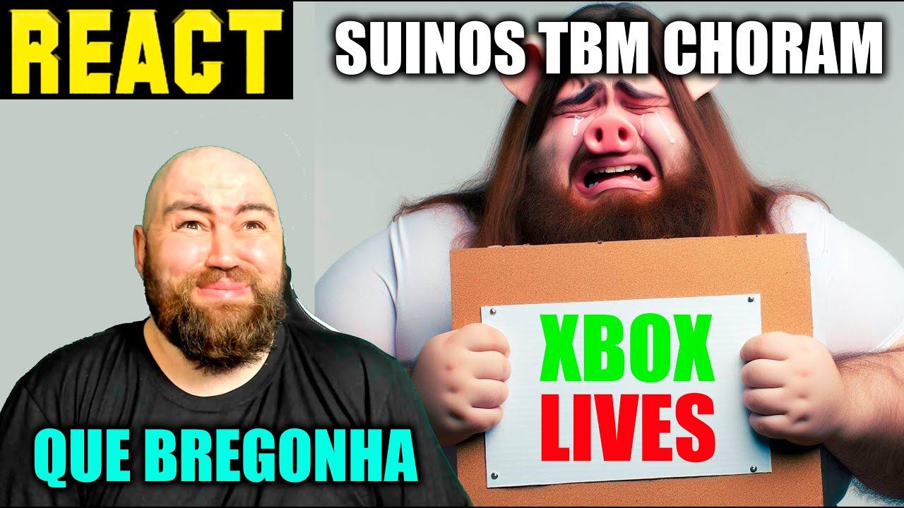 REACT IRMAO PORCO DEFENDENDO O COITADO DO XBOX TAXI