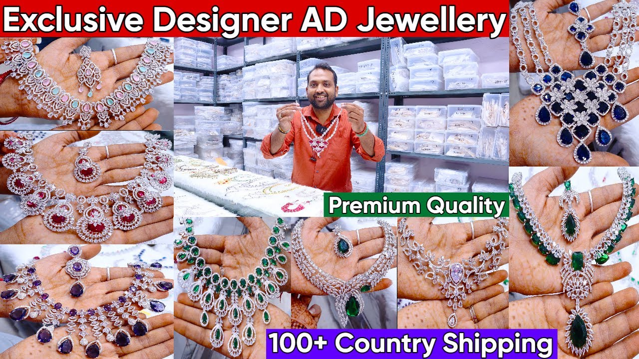 Exclusive Designer Bridal AD Jewellery Collection 2025 | Indo-Western AD Fusion Jewellery Designs