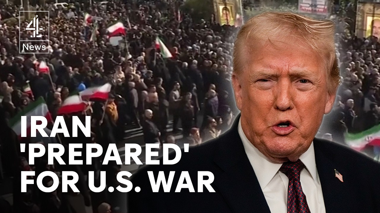 Iran &lsquo;prepared&rsquo; for US war as Trump mulls intervention after deadly protests