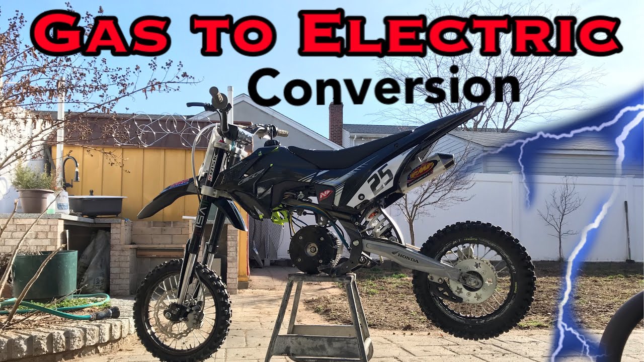 (E3) Electric Pit Bike Conversion Build!