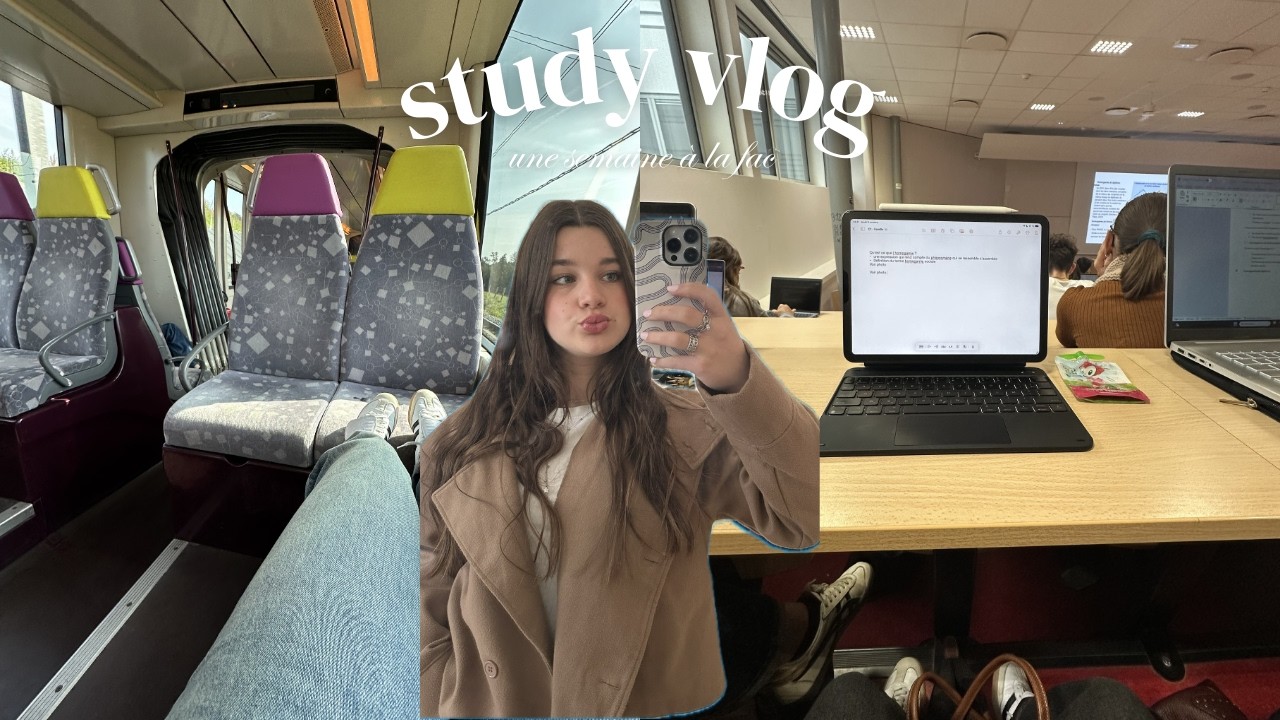 study vlog - une semaine avec moi (fac, copines, part-dieu...)