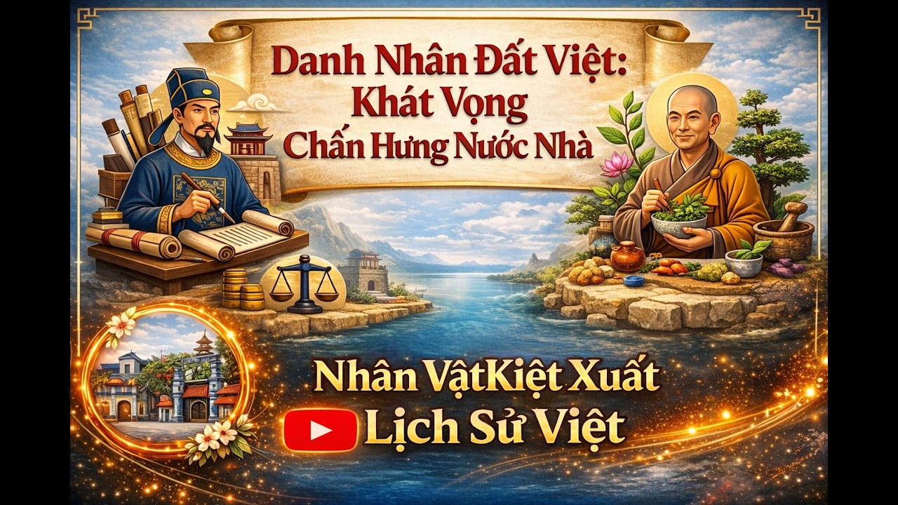 DANH NHÂN ĐẤT VIỆT - KHÁT VỌNG CHẤN HƯNG NƯỚC NHÀ
