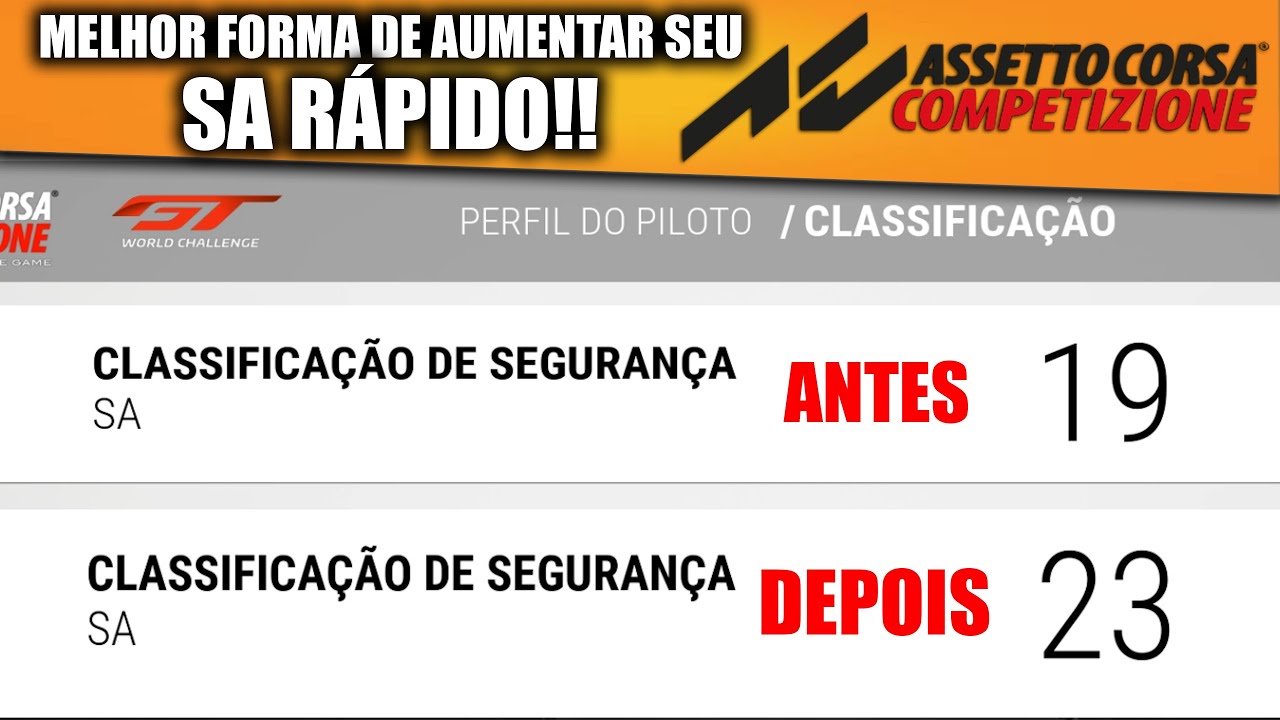 COMO AUMENTAR SEU SA RÁPIDO NO ASSETTO CORSA COMPETIZIONE