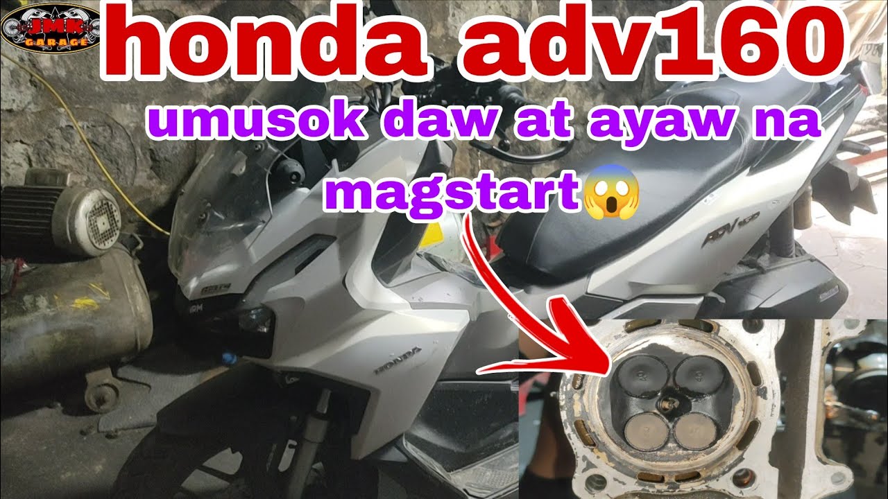 honda adv160 ne sir umusok daw at biglang ayaw na magstart | mga dapat gawin para malaman amg sira