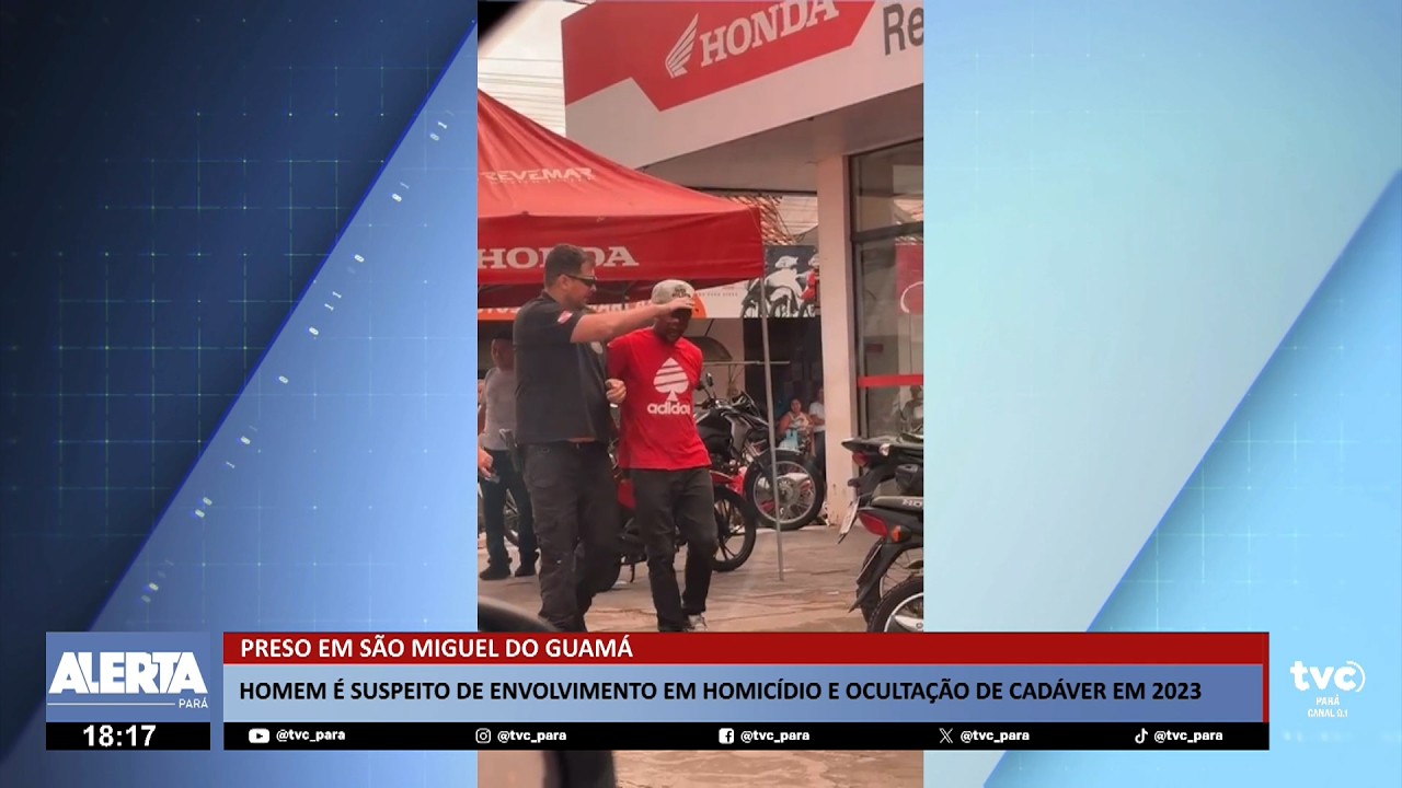 Suspeito de homicídio e ocultação de cadáver é preso pela Polícia Civil