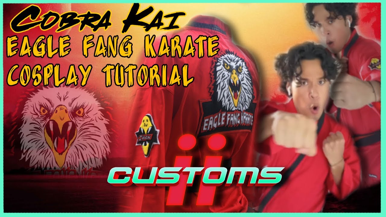 Cobra Kai Eagle fang Gi tutorial | Miguel Diaz cosplay How to