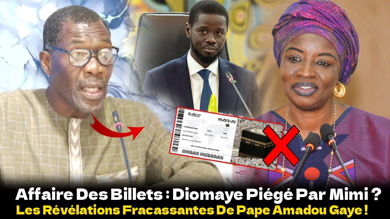 Affaire Des Billets : Diomaye Piégé Par Mimi ? Les Révélations Fracassantes une Pratique bannie !