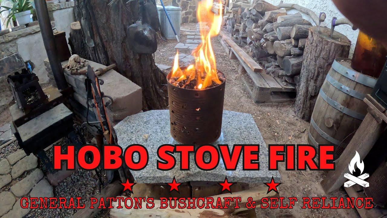 HOBO STOVE FIRE & BUSHCRAFT TOOLS #diy