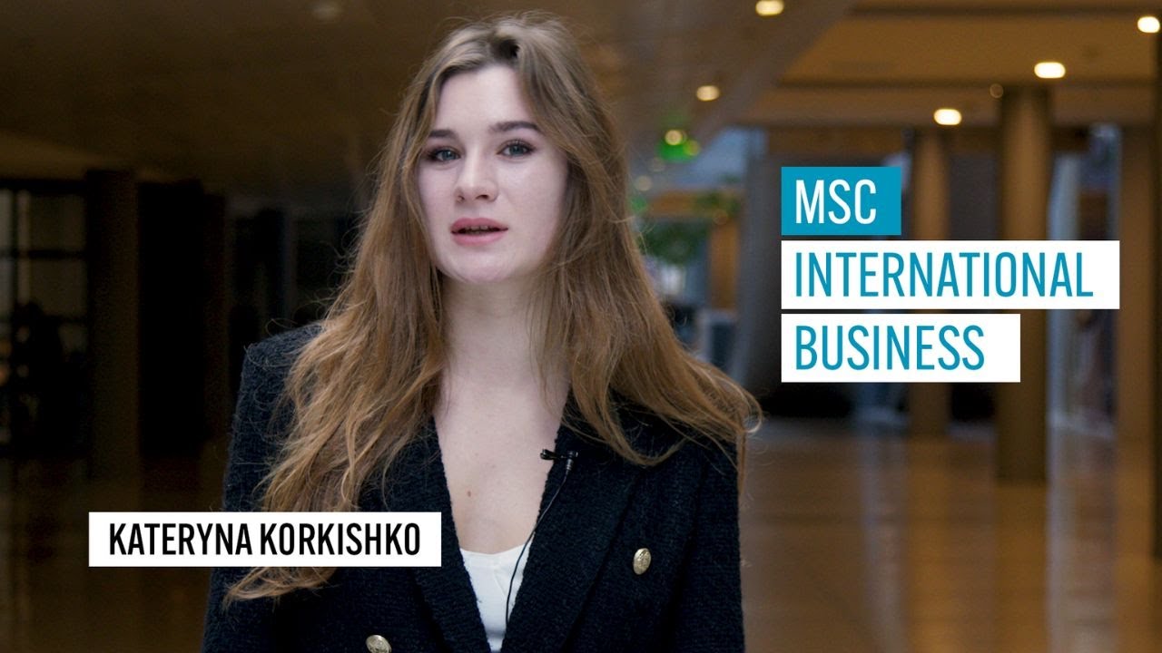 Kateryna, MSc International Business : 