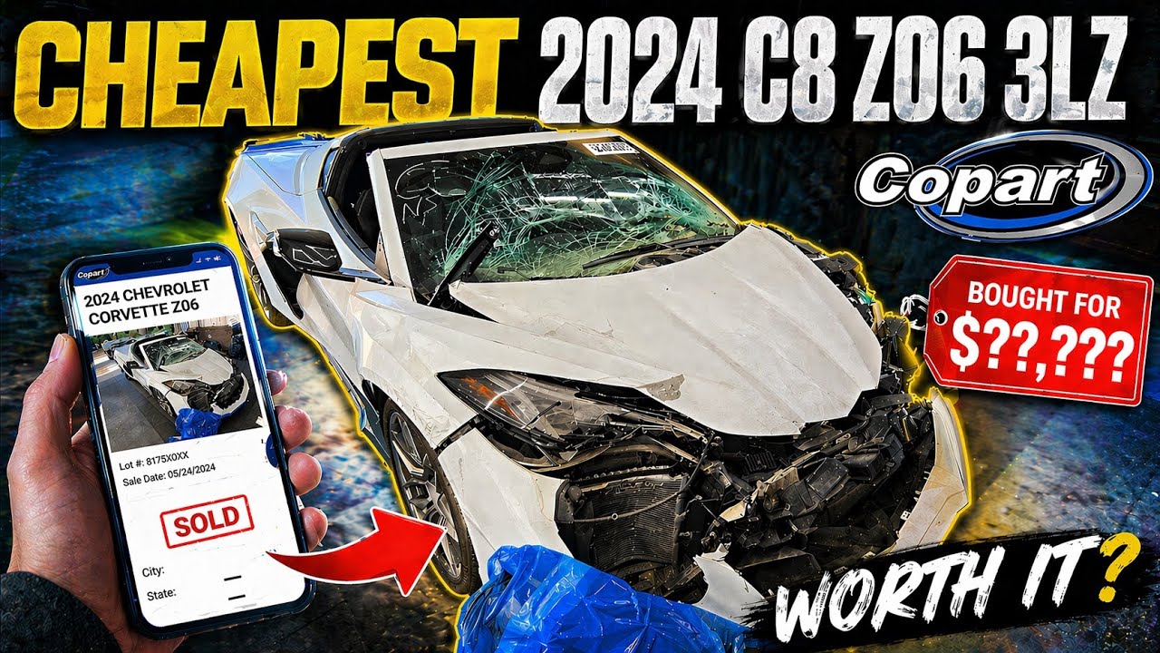 Мой новый Mercedes-Benz C8 Z06 3LZ 2024 года выпуска в процессе самостоятельной переборки.