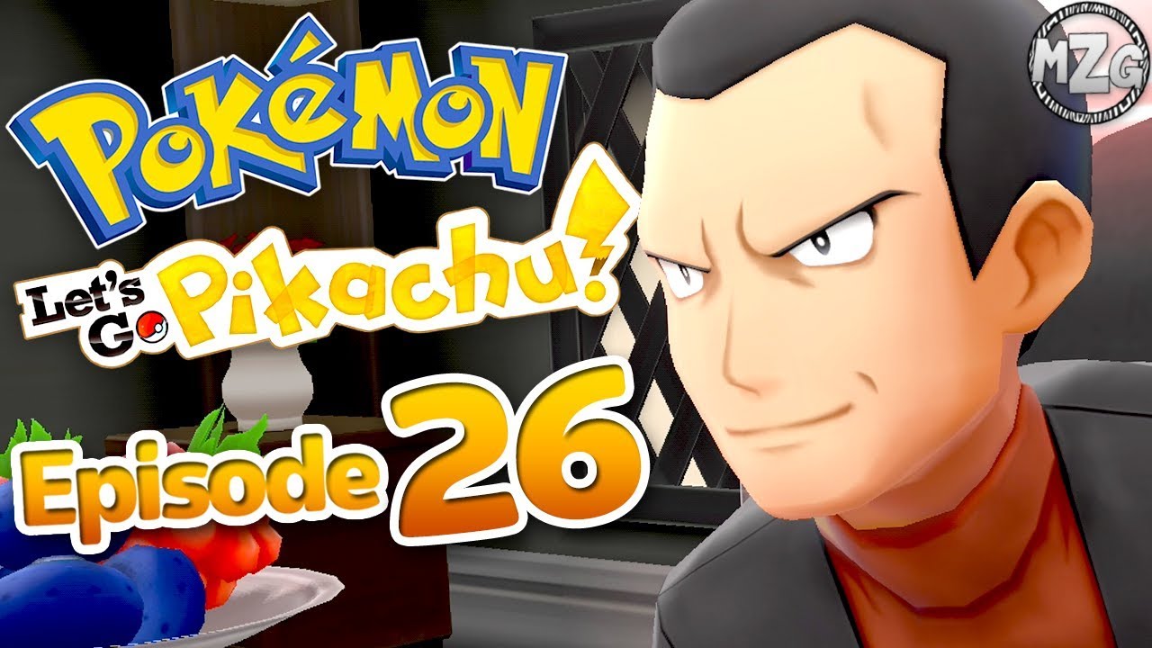 Pokemon Let's Go Pikachu & Eevee Gameplay Walkthrough - Episode 26 - Giovanni Gym Leader!?