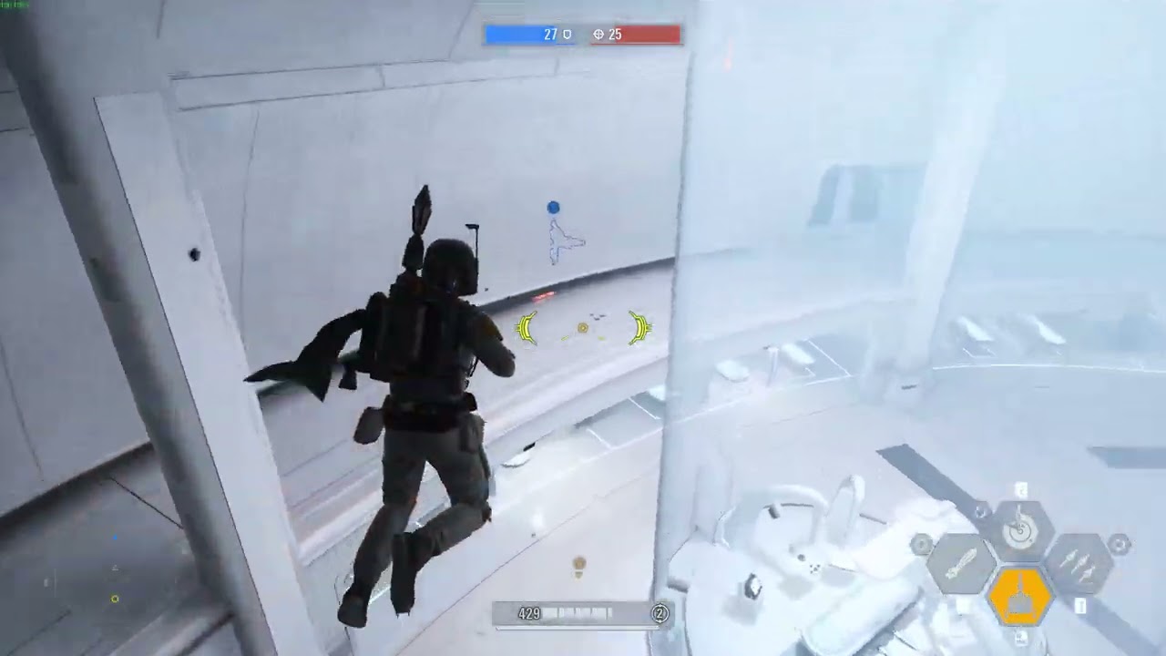 Star Wars Battlefront 2 Rakowy Gejplej Bohaterowie Solo #60 ciasne latańsko, spoceńców jebańsko