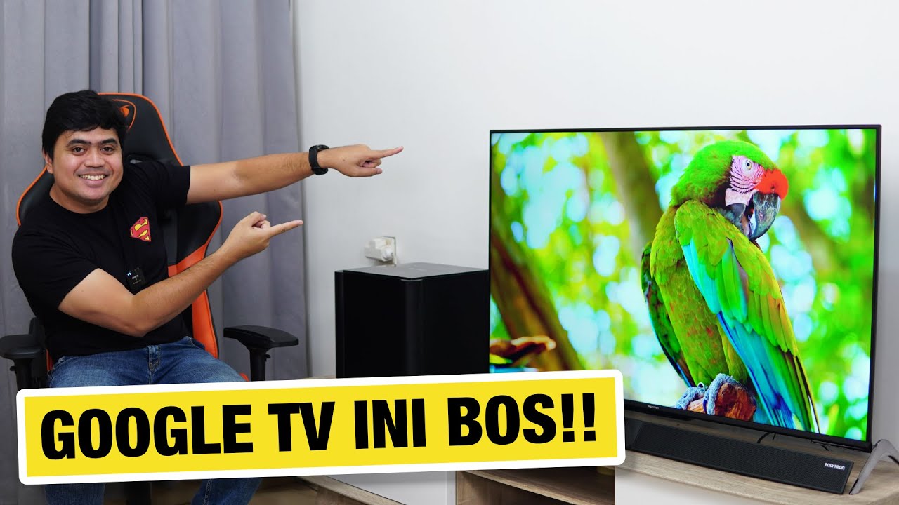 ⚡️ Lebih Canggih dari Android TV! Review Polytron Smart Cinemax Soundbar Google TV