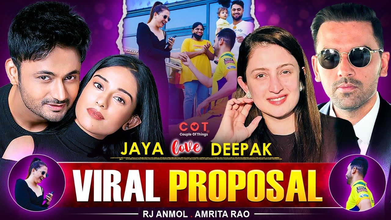 Before Propose And After Wedding I Deepak-Jaya love Story I CSK DHONI I RJ Anmol I COUPLE Of Things
