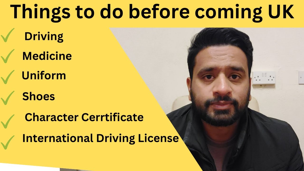 Things to do Before coming UK
