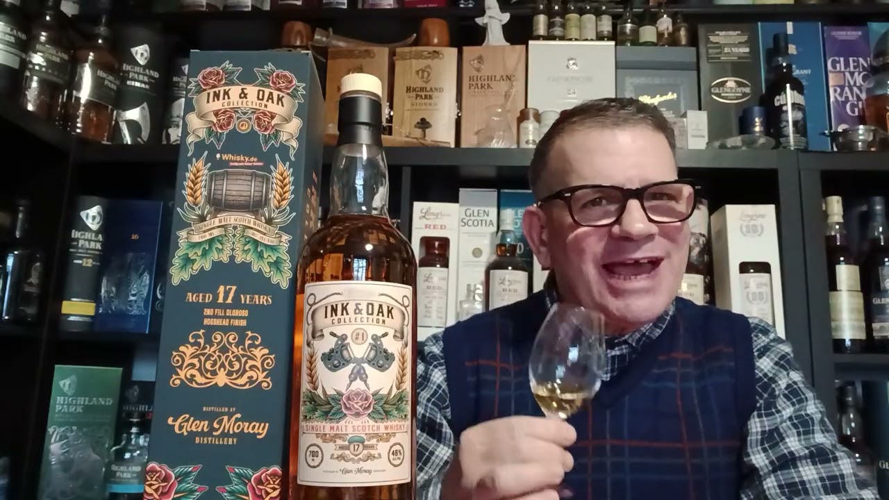 Glen Moray 17yo INK &  OAK COLLECTION, Single Malt Scotch Whisky 