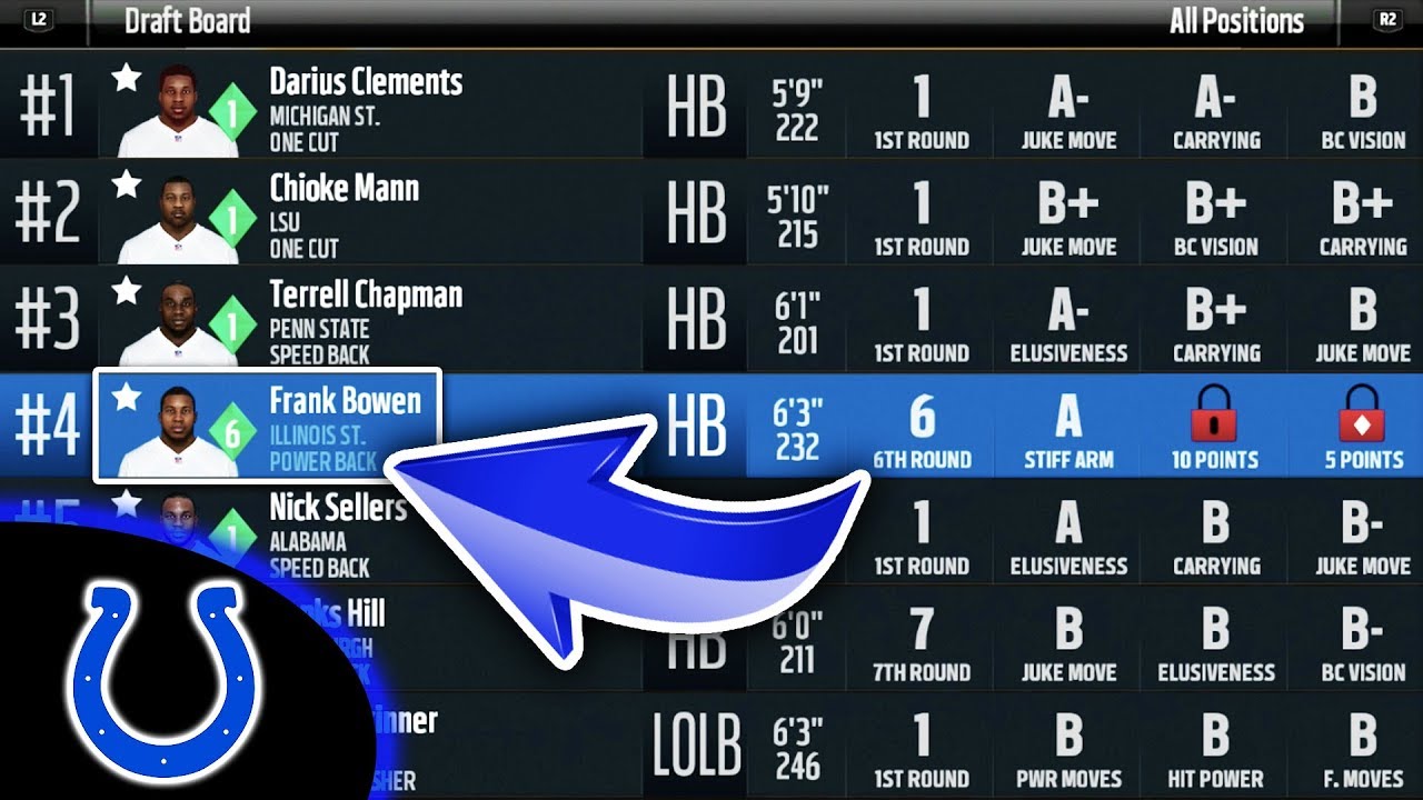 SCOUTING A 6TH ROUND GEM! Madden 18 Colts Connected Franchise Ep. 8
