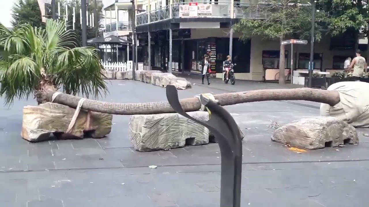 A walk through Wollongong central.