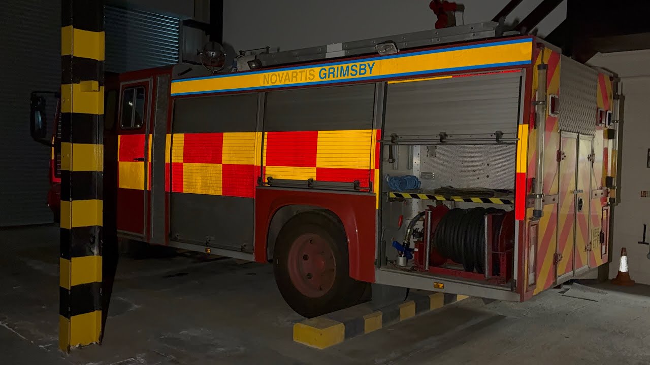 Novartis Grimsby chemical plant |we even got the fire engine working