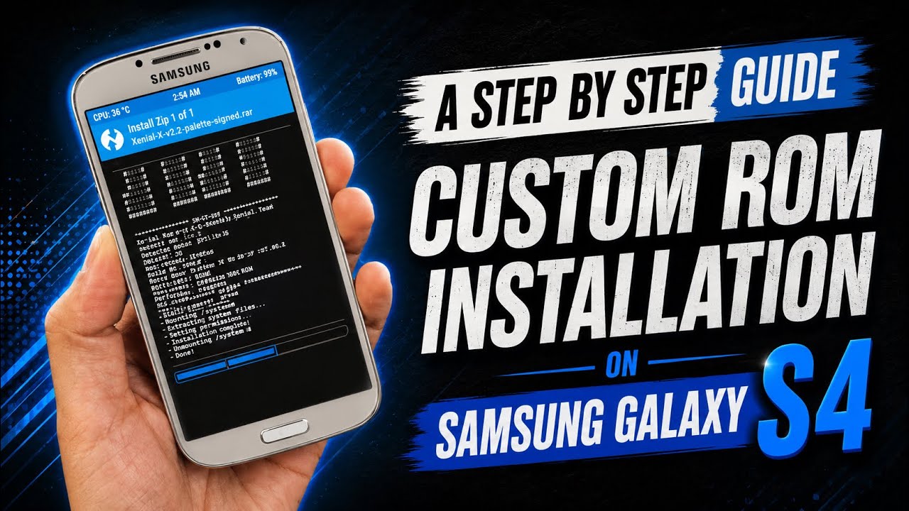 How to Install Custom ROM on Samsung Galaxy S4 | RandomRepairs