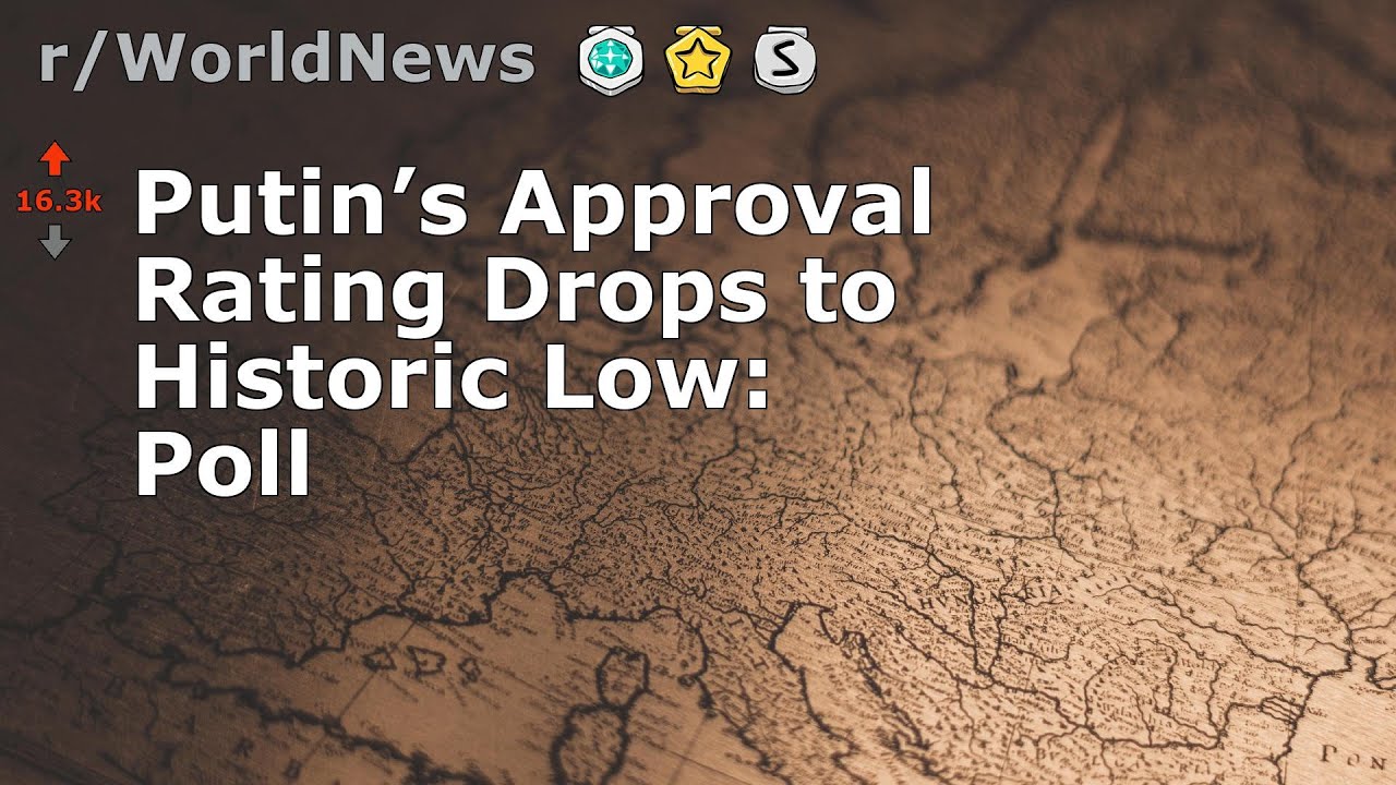 Putin&rsquo;s Approval Rating Drops to Historic Low: Poll