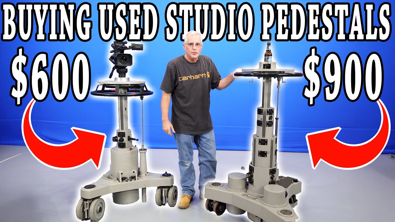 Old Vinten Studio Pedestal Review & Why We Buy Them Used