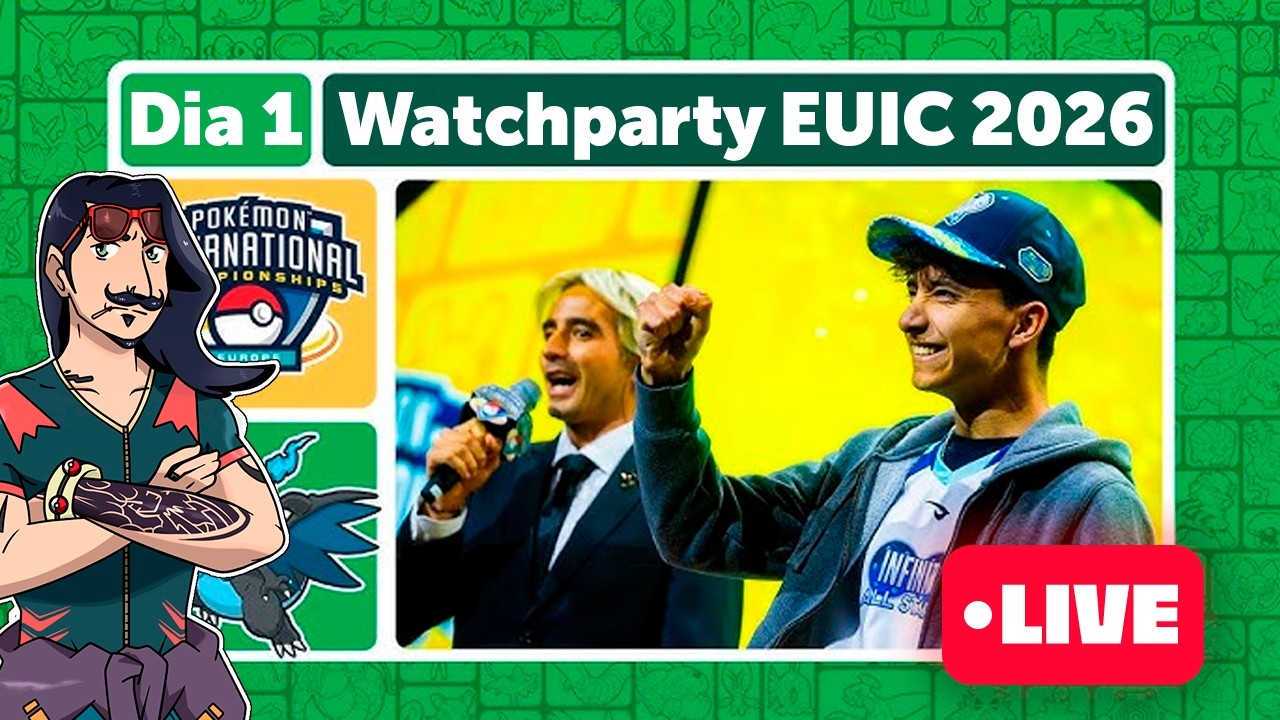 DIA 1 | CAMPEONATO INTERNACIONAL DA EUROPA DE POKÉMON GO 2026 - WATCHPARTY