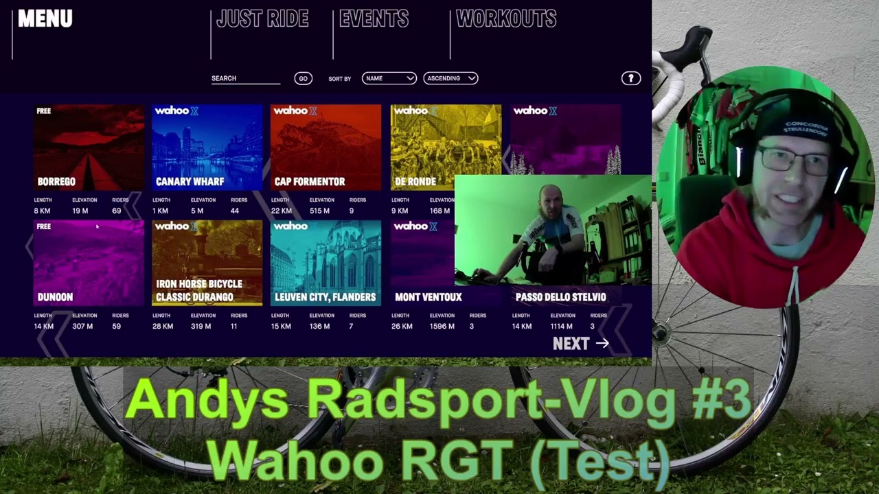 Andys Radsport-Vlog #3: Test von Wahoo RGT