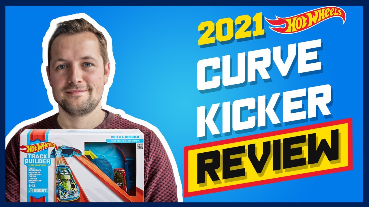 Hot Wheels Track Builder Unlimited Curve Kicker  Review ( UNBOXING & TEST IN 2021 )