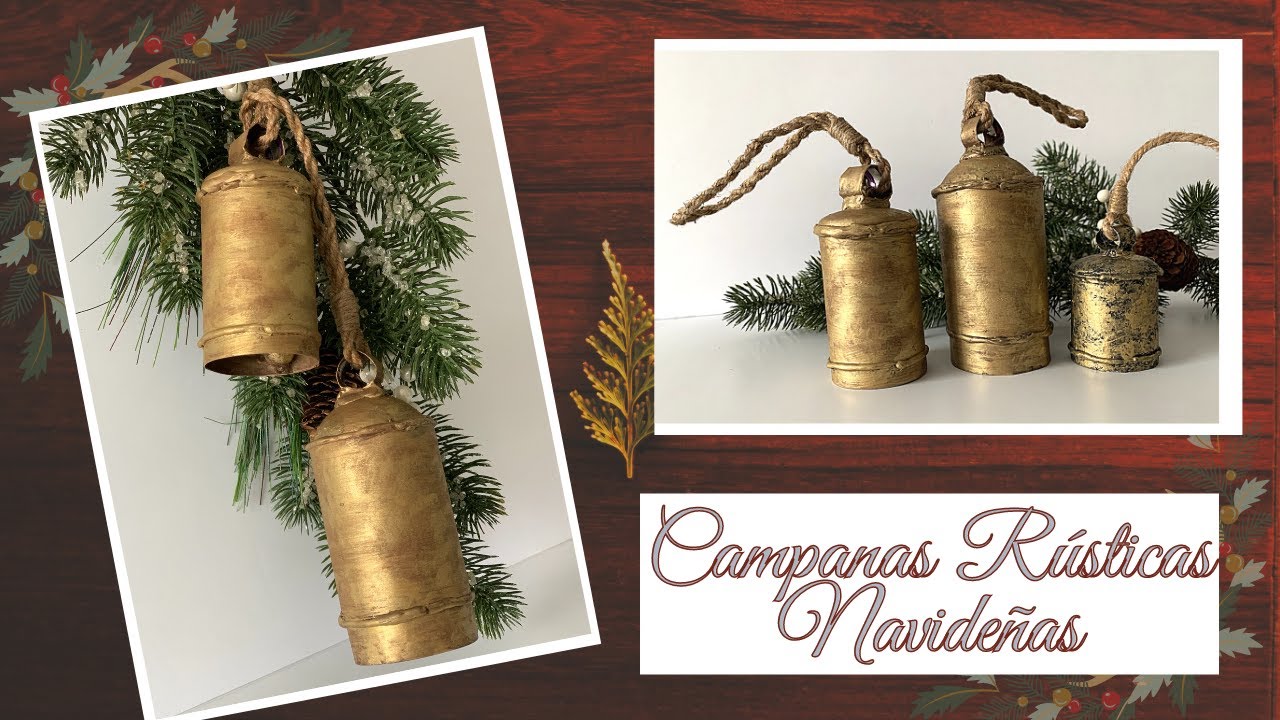 CAMPANAS RÚSTICAS (CENCERROS) GRANDES / LARGE RUSTIC CHRISTMAS BELLS