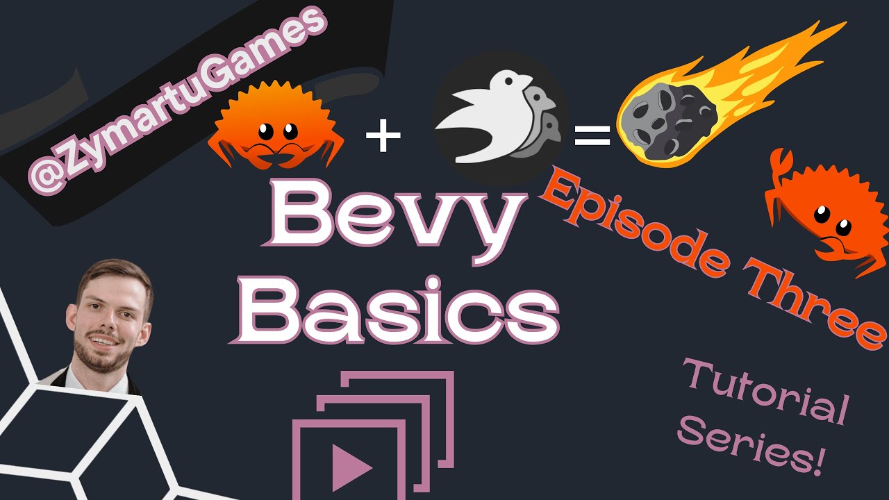 Bevy 0.12 Beginner Tutorial Series - Ep 3 - User Input, Collisions, ECS APIs & Asset Handling