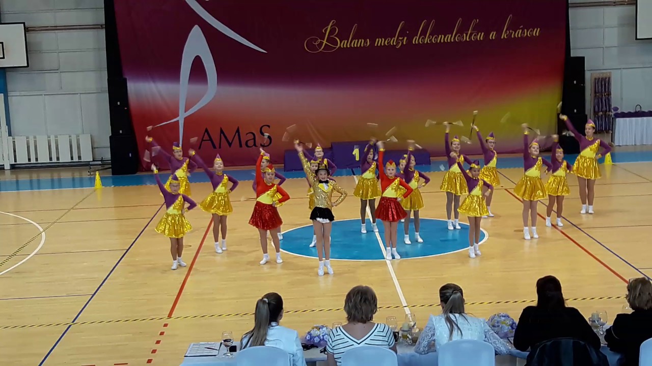 Diridonky Prešov MSR SNV 2017 Pódiová choreografia kadet baton