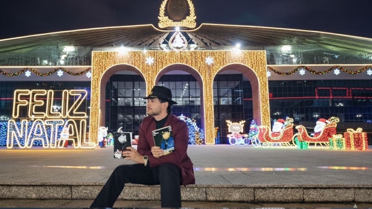 assim ficou a decoração de natal em minha cidade Palmas-TO!