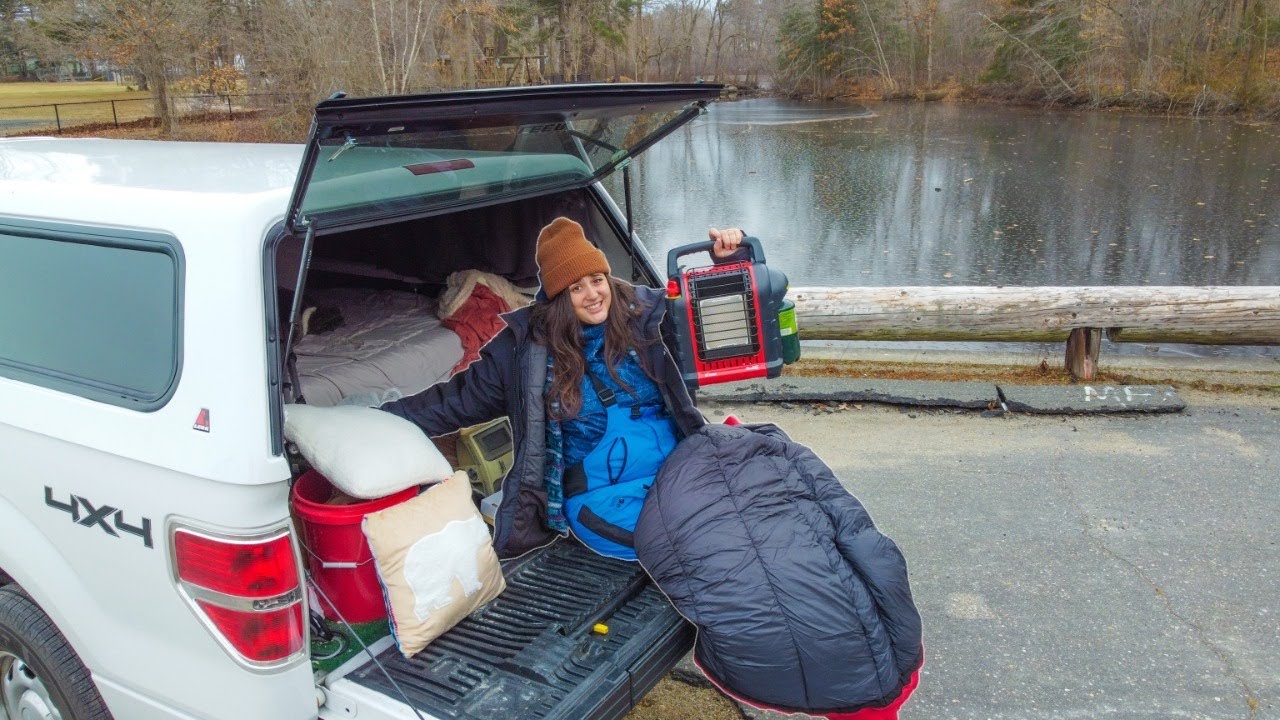 Last Minute Quarantine Truck Camping... (No Heat)