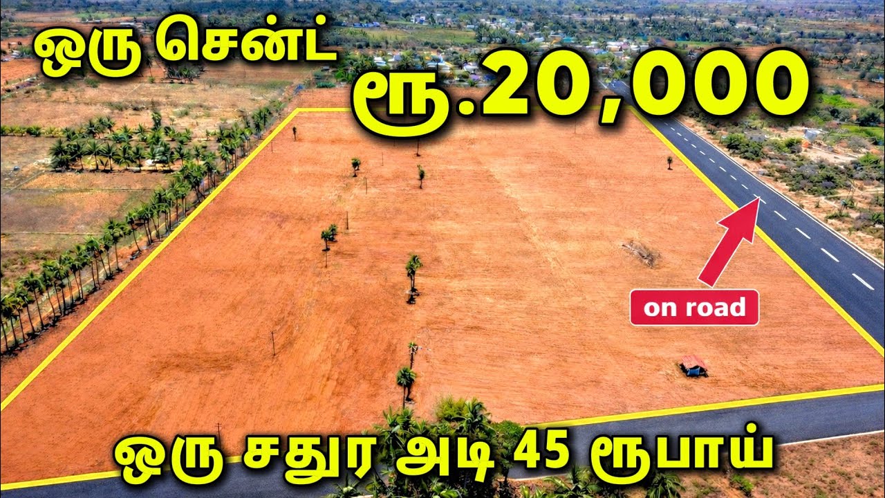 ஒரு சென்ட் 20 ஆயிரம் மட்டுமே 💯🤩 low budget land selling Dindigul low budget land sale in Coimbatore😍